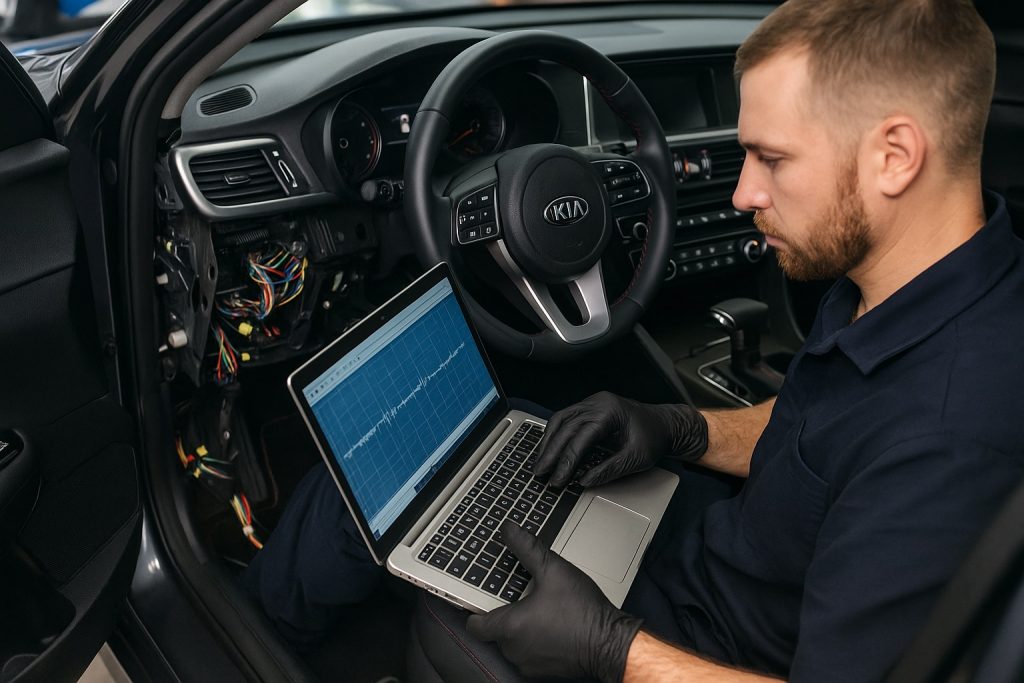 Частые ошибки по электронике в Kia: работа с CAN-шиной, иммобилайзером и датчиками ABS