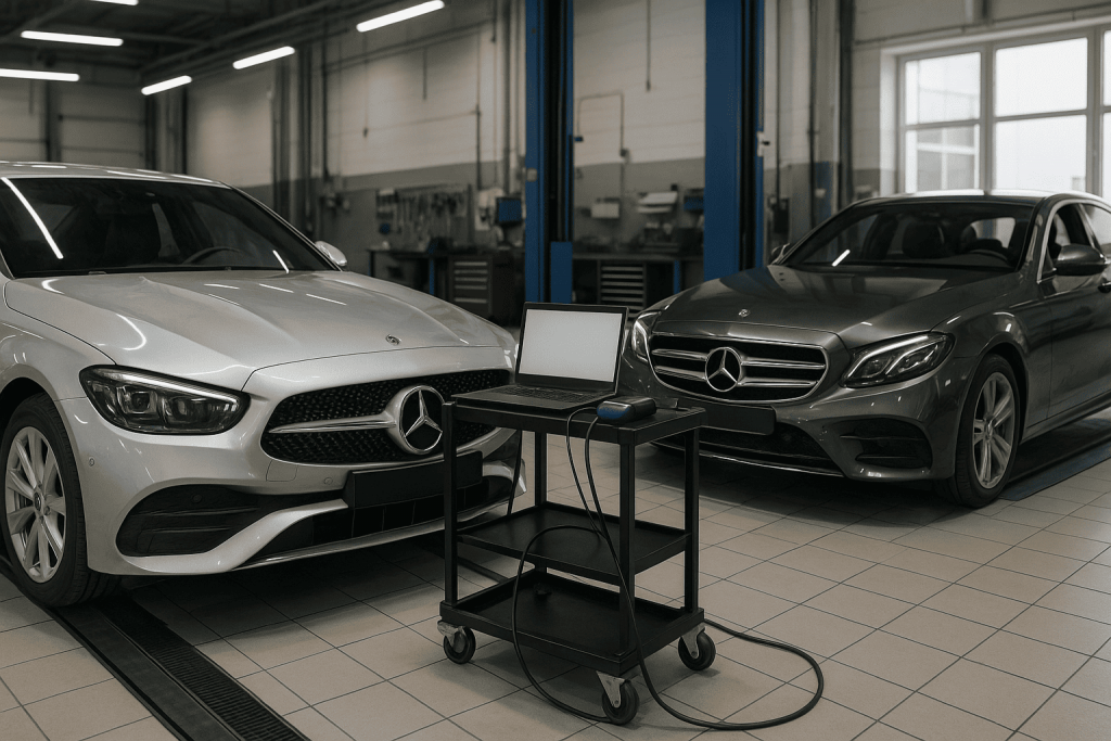 Mercedes-Benz C-класс и E-класс: диагностика электронных систем и устранение неисправностей