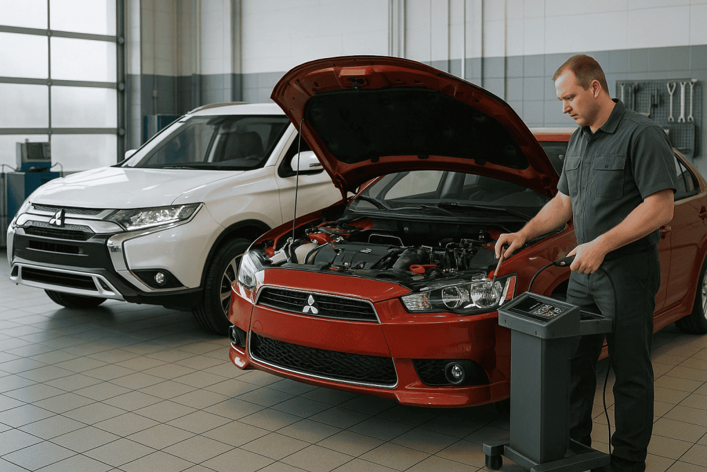 Mitsubishi Outlander и Lancer: ремонт полноприводных систем и электрооборудования