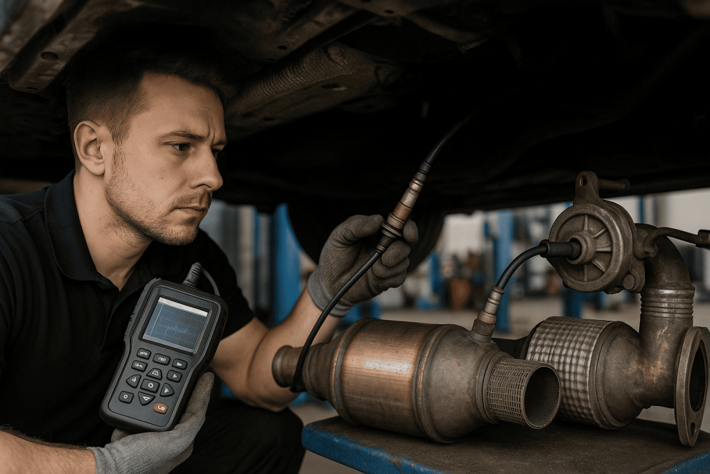 Диагностика и ремонт систем выхлопа: катализаторы, сажевые фильтры и EGR
