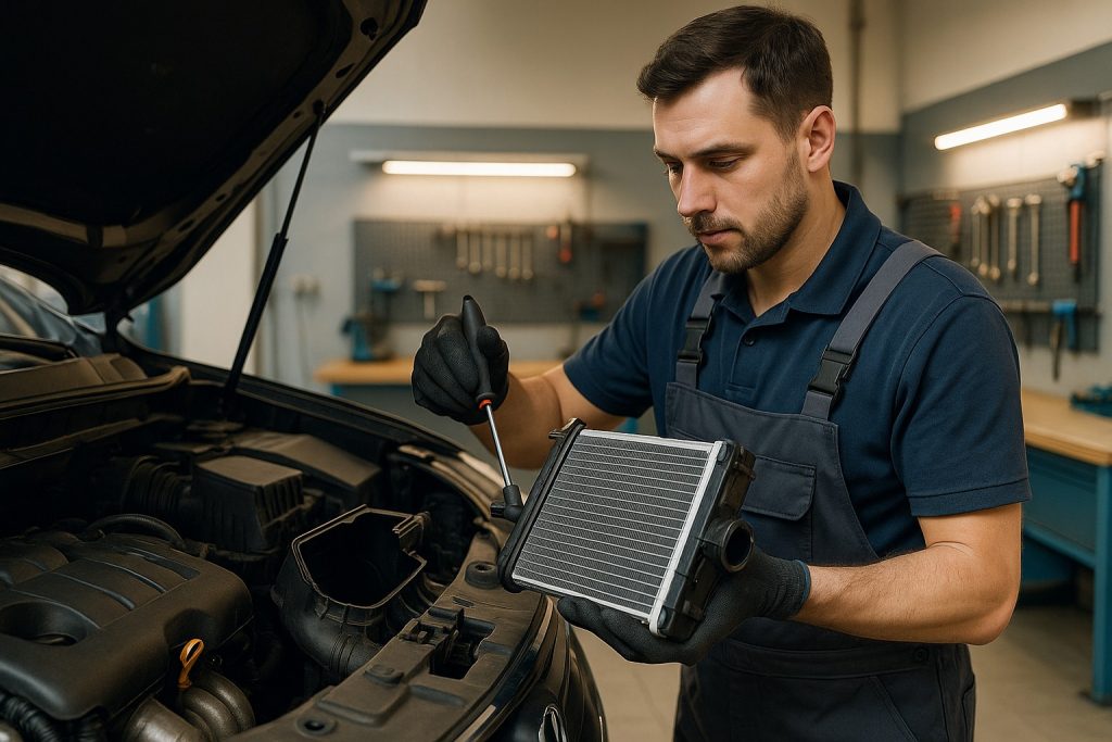 Ремонт радиатора печки: быстро и недорого в автосервисе