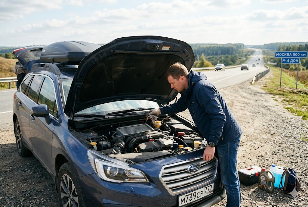 Чек-лист перед дальней поездкой: что проверить в машине, чтобы не встать на трассе в 500 км от Москвы